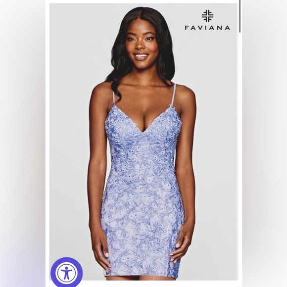 Faviana Size 0 Homecoming Dress - Picture 1 of 3